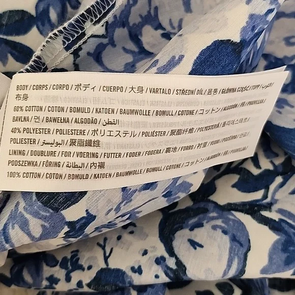 The A&F  Babydoll Emerson Poplin Puff Sleeve Mini Dress Size XS - Picture 16 of 16